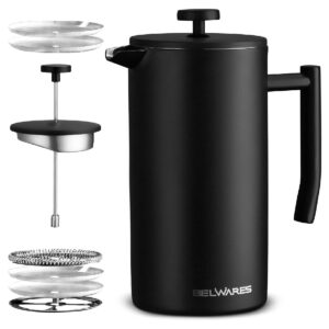 Belwares Large French Press Coffee Maker - Most Popular