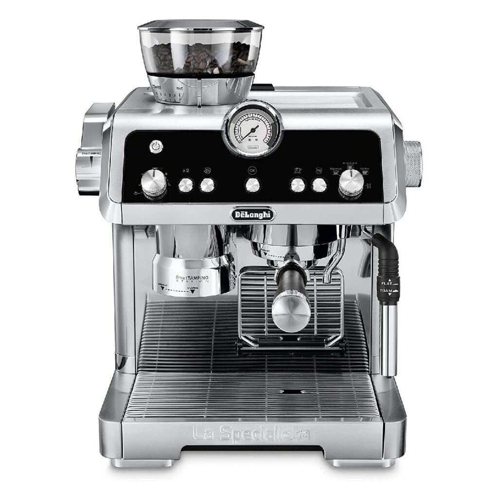 De’Longhi La Specialista Espresso Machine This is a semi-automatic espresso machine that allows you to handcraft great espresso-based coffee drinks 
